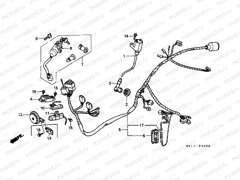 F-20 WIRING HARNESS
