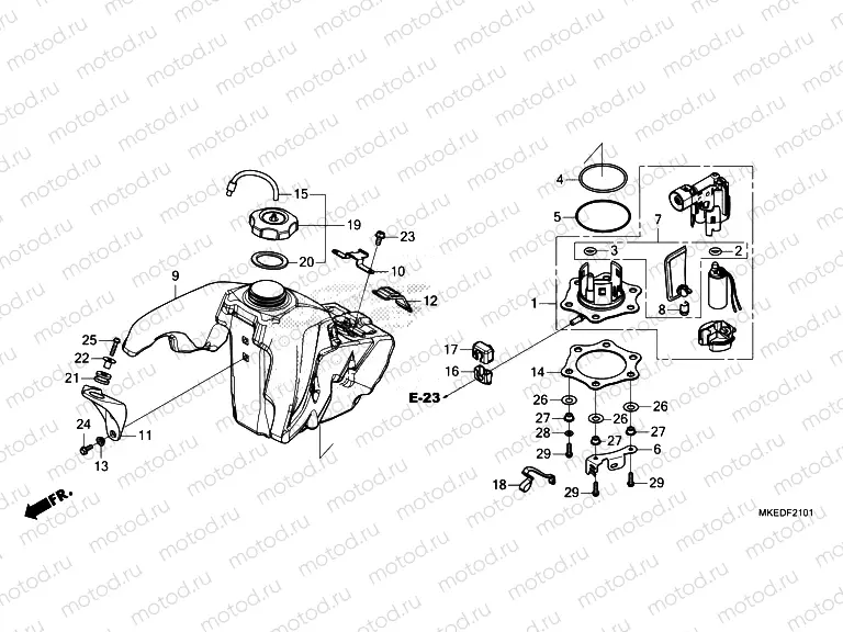 F-21-1 FUEL TANK