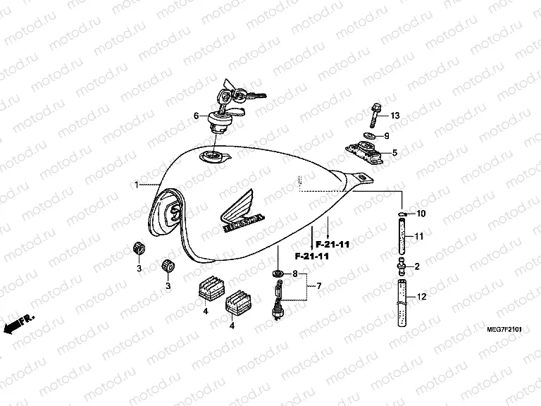 F-21-1 FUEL TANK (VT750S)