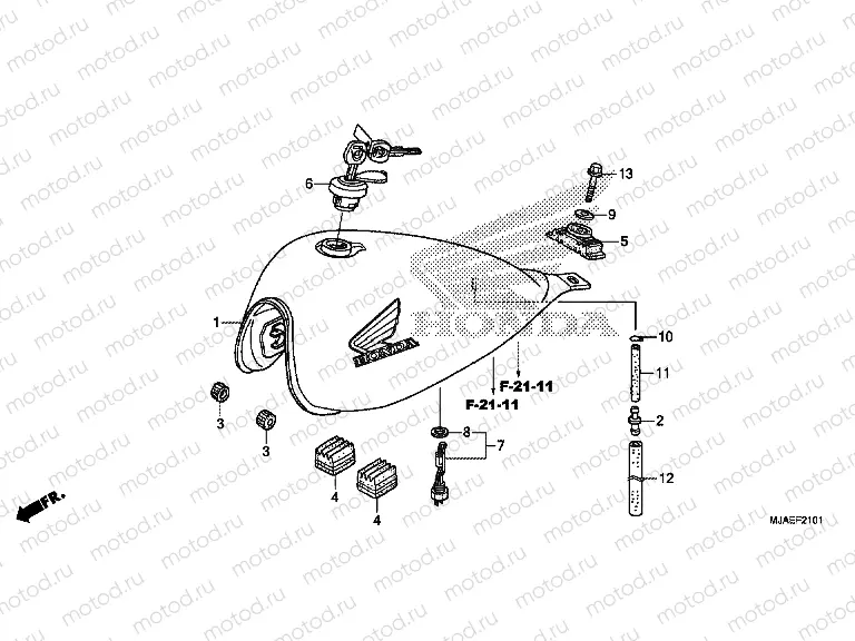 F-21-1 FUEL TANK (VT750S)