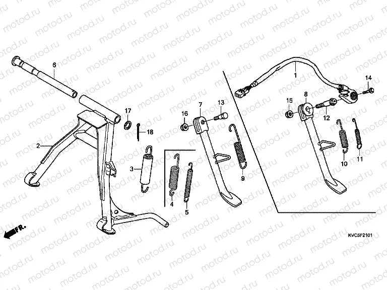F-21-1 SUPPORT (GLH125SH)