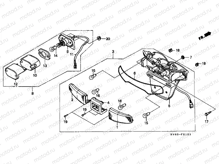 F-21-1 TAIL LAMP (CH125-F / IT)