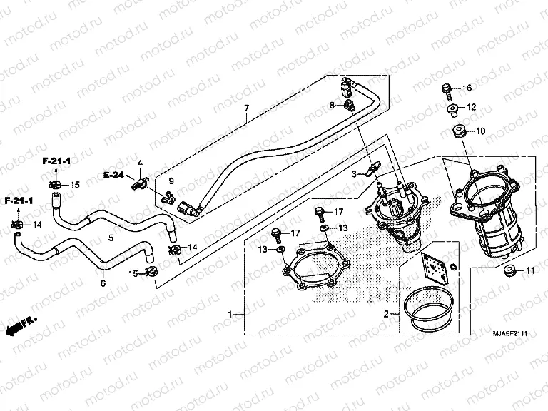 F-21-11 FUEL PUMP (VT750S)