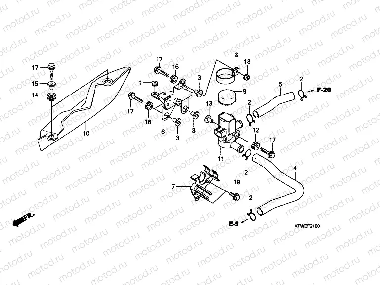 F-21 AIR CHARGER COMPRESSOR VALVE