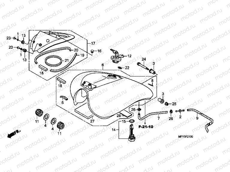 F-21 FUEL TANK
