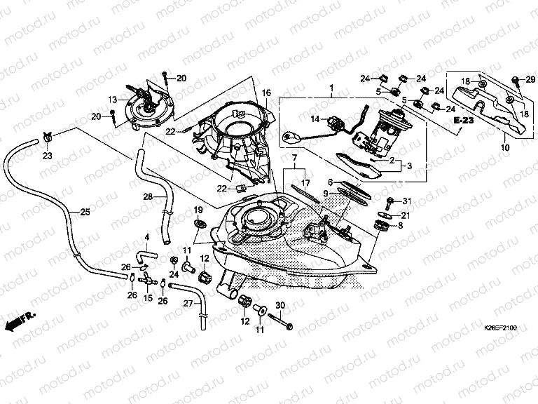 F-21 FUEL TANK