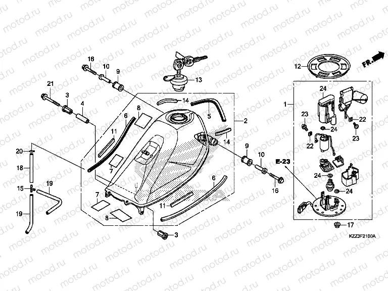 F-21 FUEL TANK