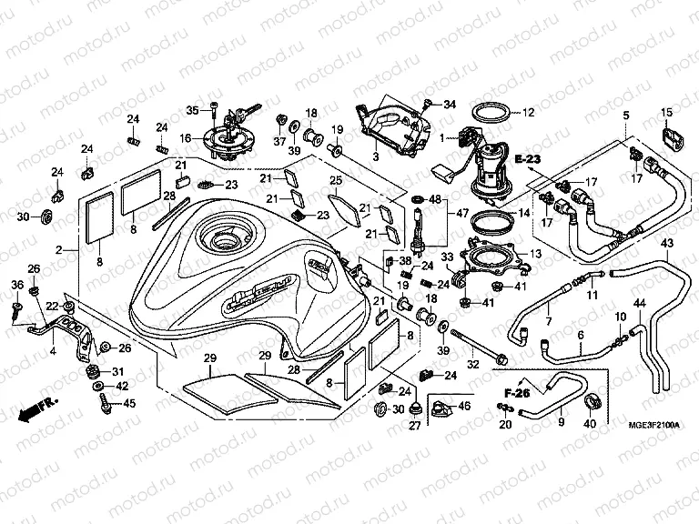 F-21 FUEL TANK / FUEL PUMP