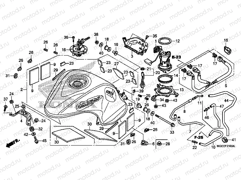 F-21 FUEL TANK / FUEL PUMP