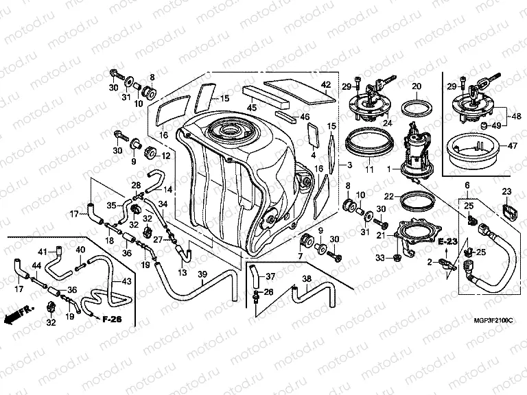 F-21 FUEL TANK / FUEL PUMP