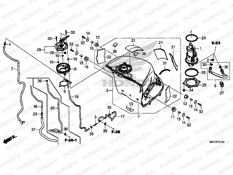 F-21 FUEL TANK / FUEL PUMP