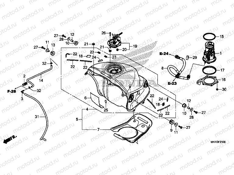 F-21 FUEL TANK & FUEL PUMP