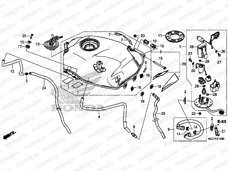 F-21 FUEL TANK / FUEL PUMP