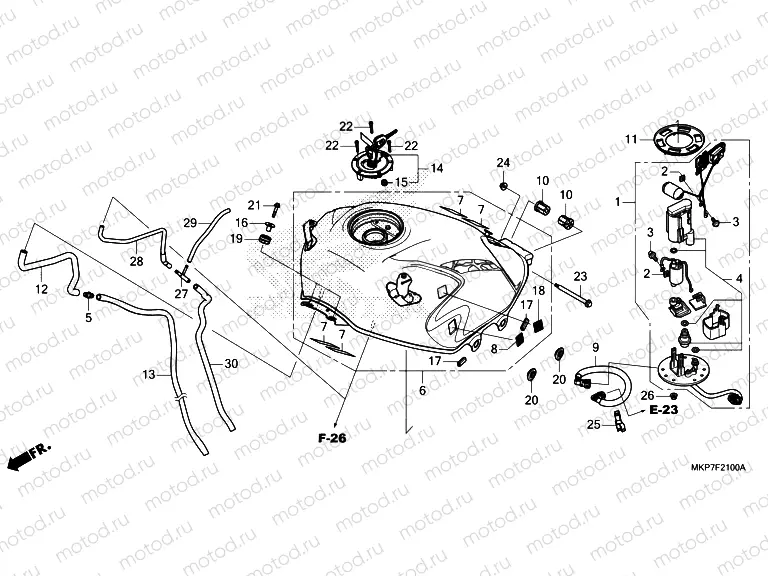 F-21 FUEL TANK & FUEL PUMP