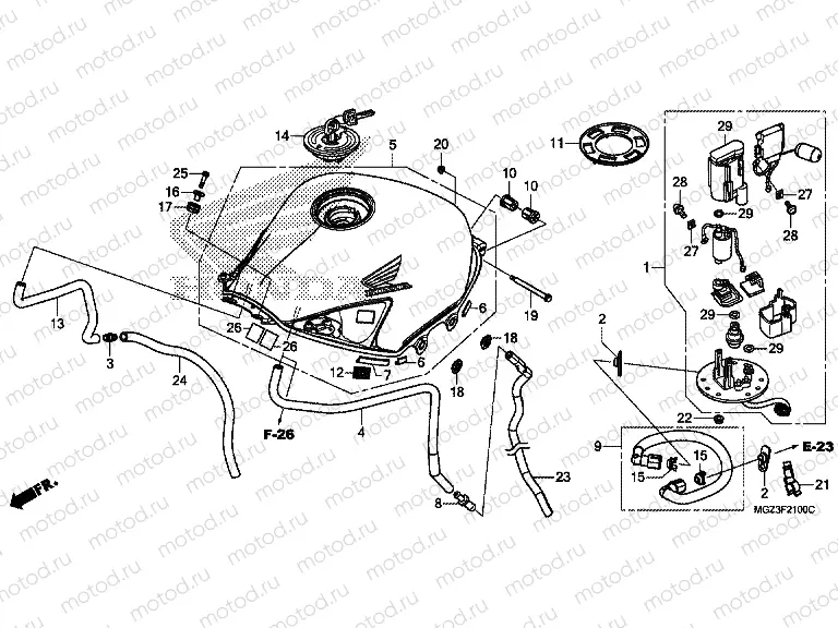 F-21 FUEL TANK / FUEL PUMP