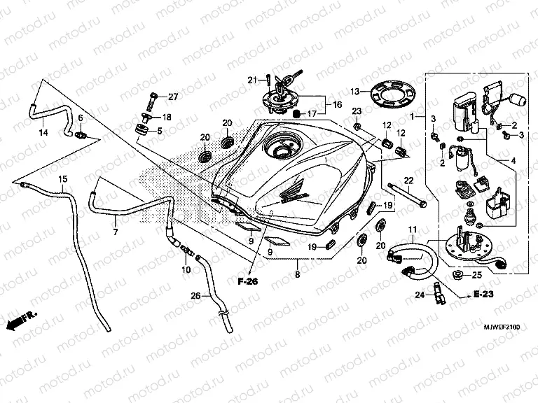 F-21 FUEL TANK / FUEL PUMP