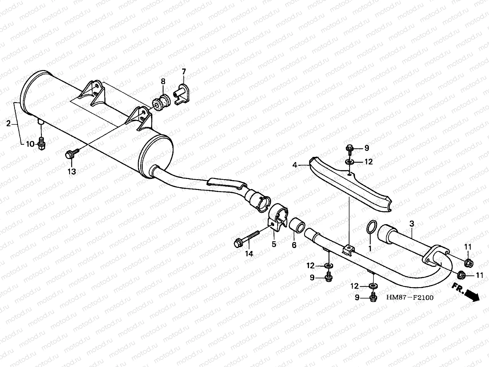 F-21 MUFFLER
