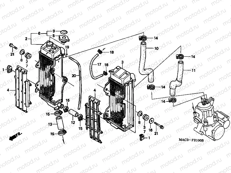 F-21 RADIATOR