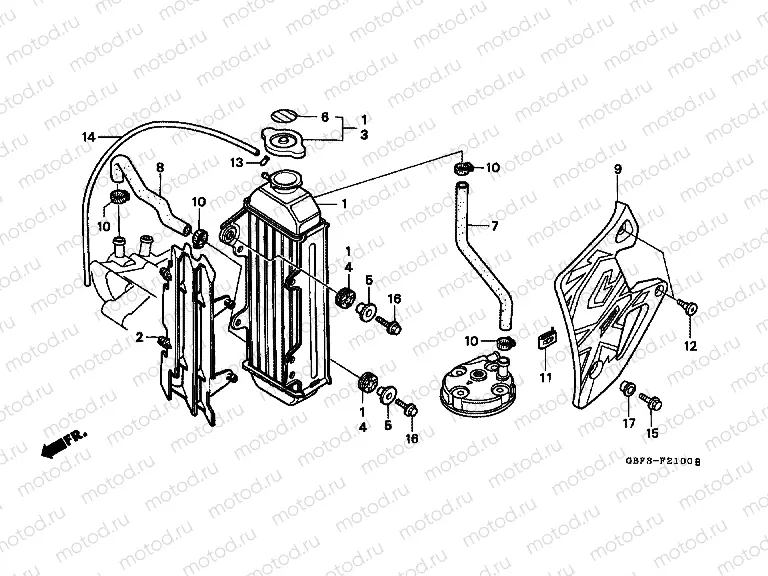 F-21 RADIATOR