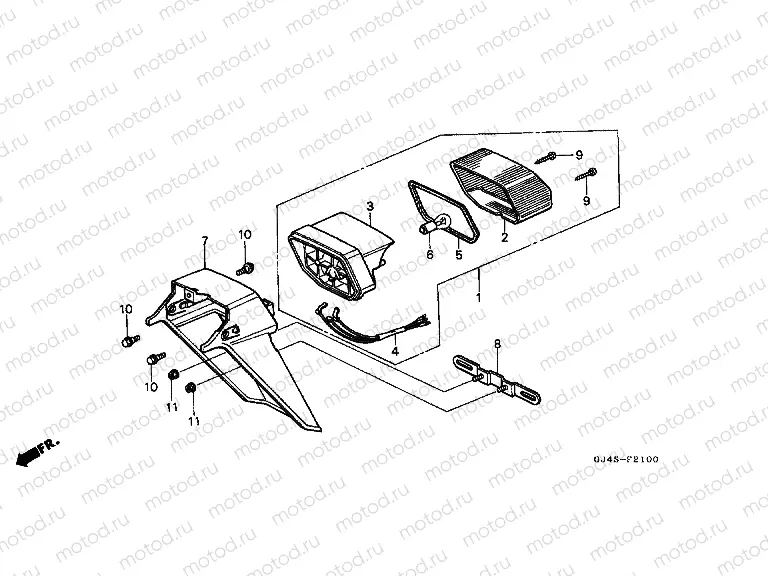 F-21 REAR LAMP