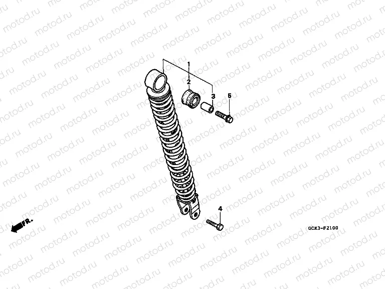 F-21 REAR SHOCK ABSORBER