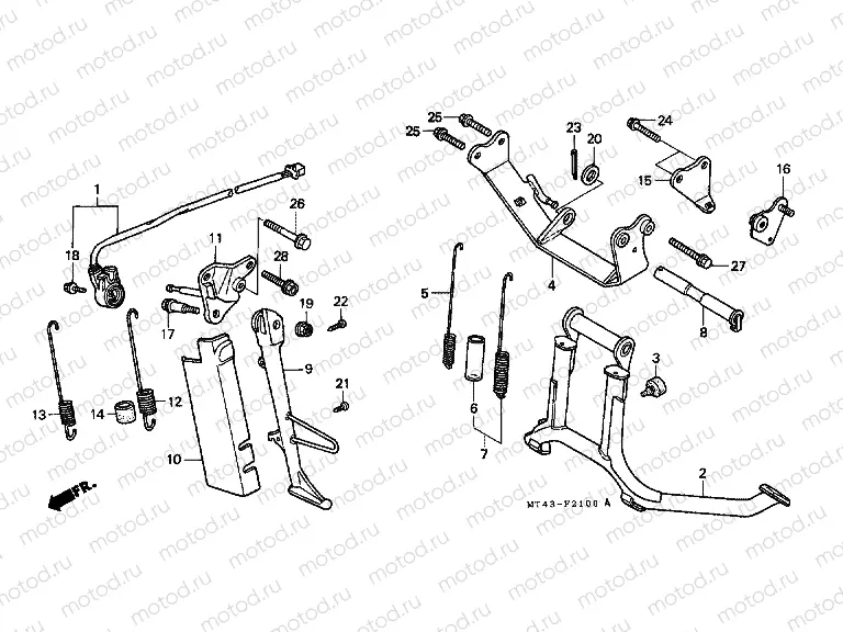 F-21 SUPPORT (VFR750FL / FM / FN / FP)