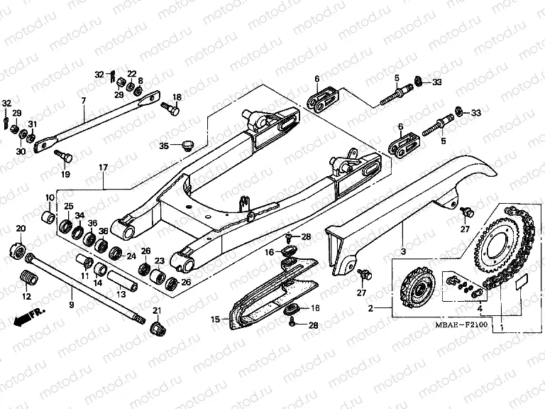 F-21 SWING ARM