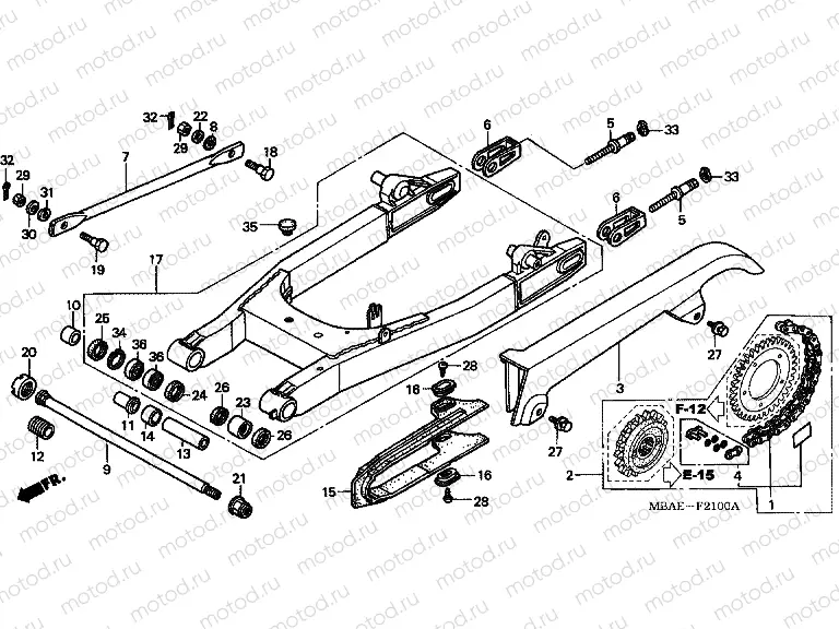 F-21 SWING ARM