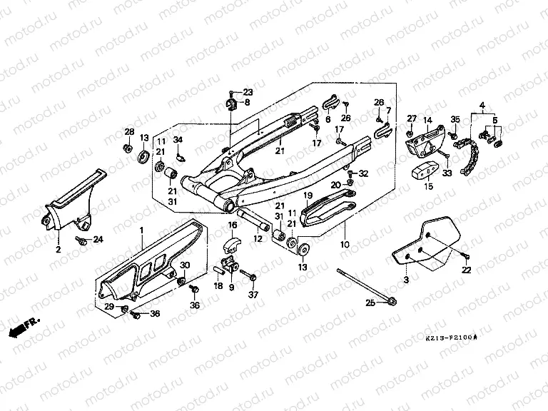 F-21 SWING ARM / CHAIN ​​CABINET