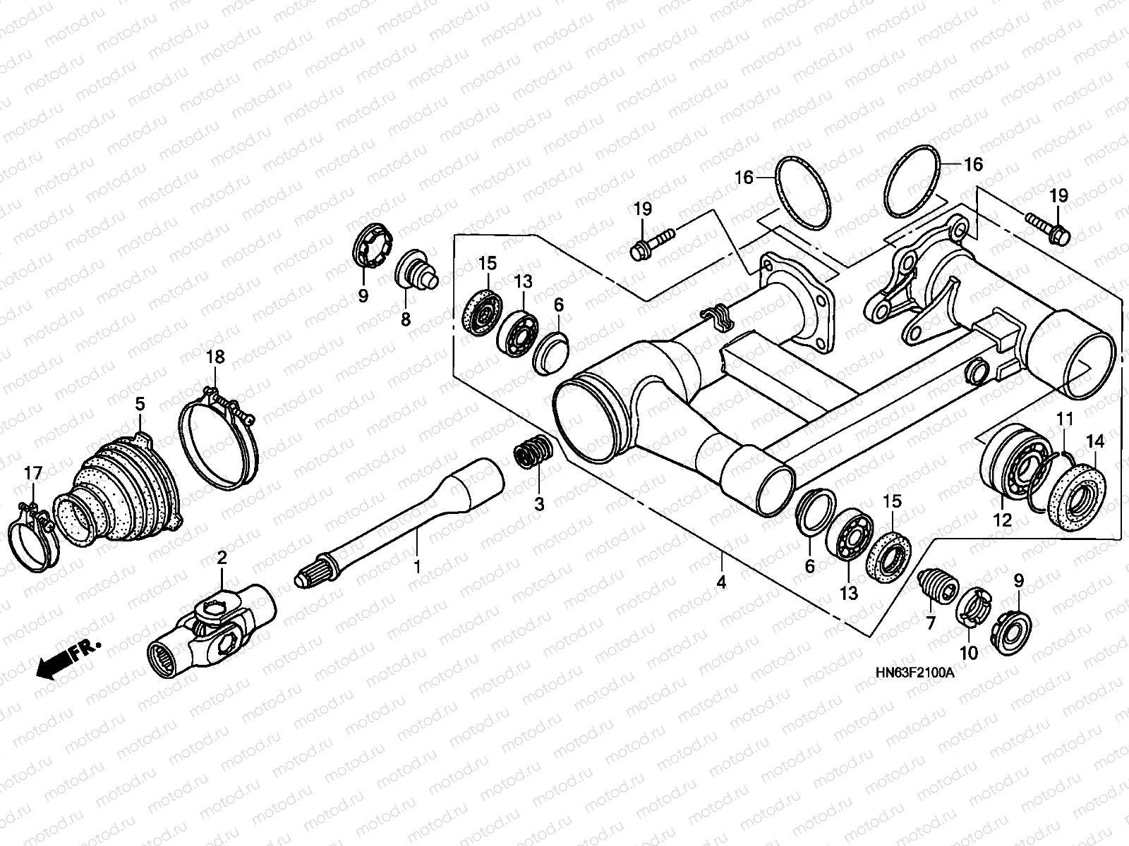 F-21 SWINGARM