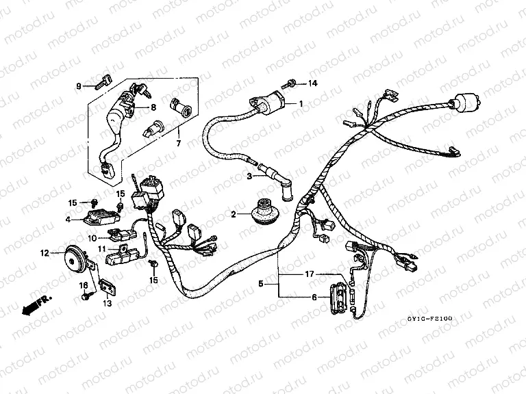 F-21 WIRING HARNESS