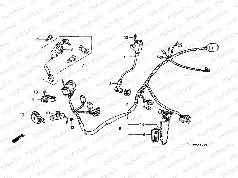 F-21 WIRING HARNESS