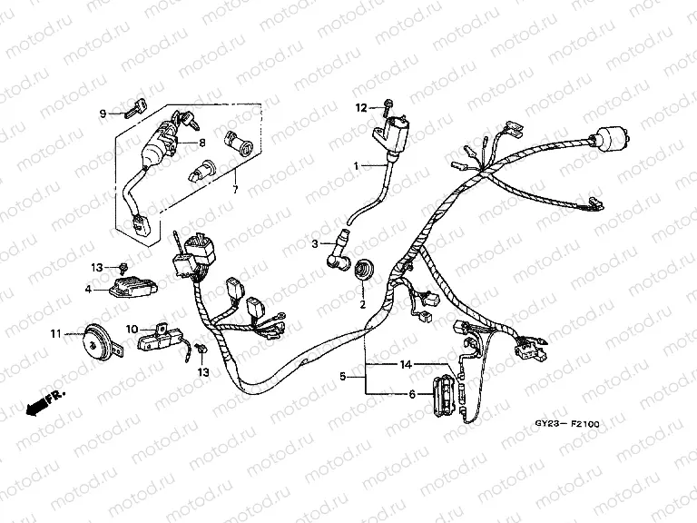 F-21 WIRING HARNESS