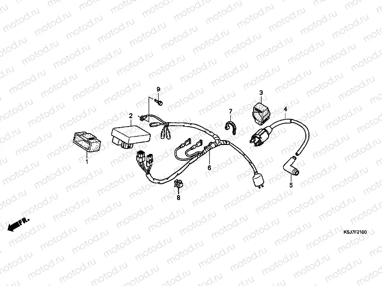 F-21 WIRING HARNESS