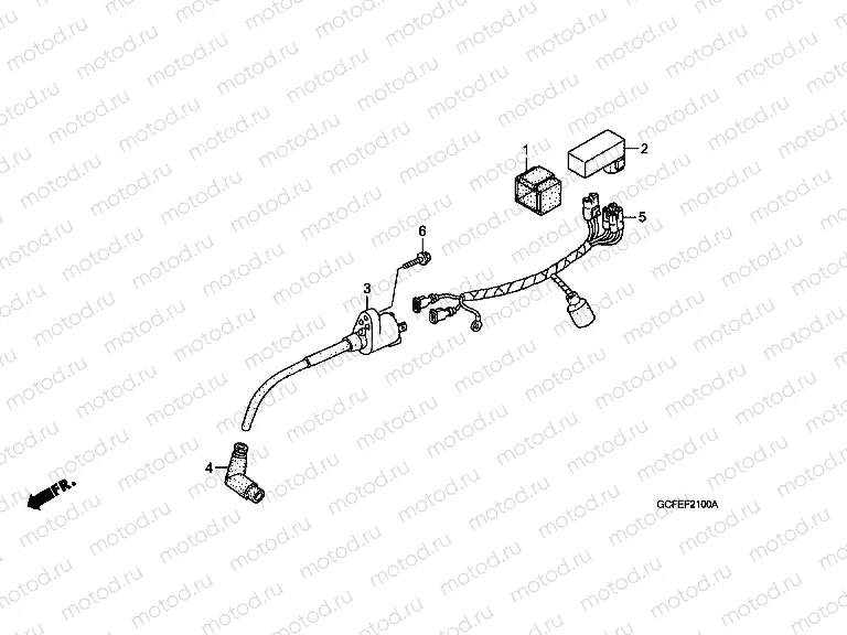 F-21 WIRING HARNESS / IGNITION COIL