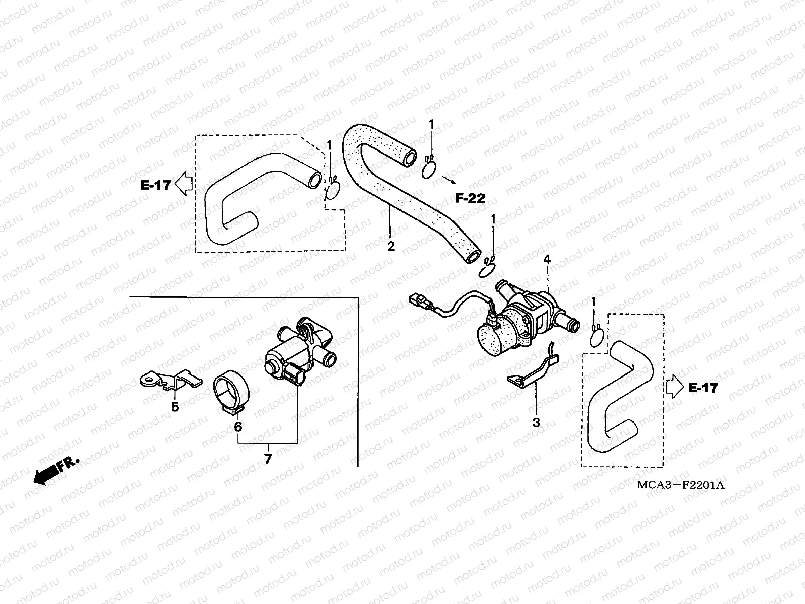 F-22-1 AIR INJECTION VALVE