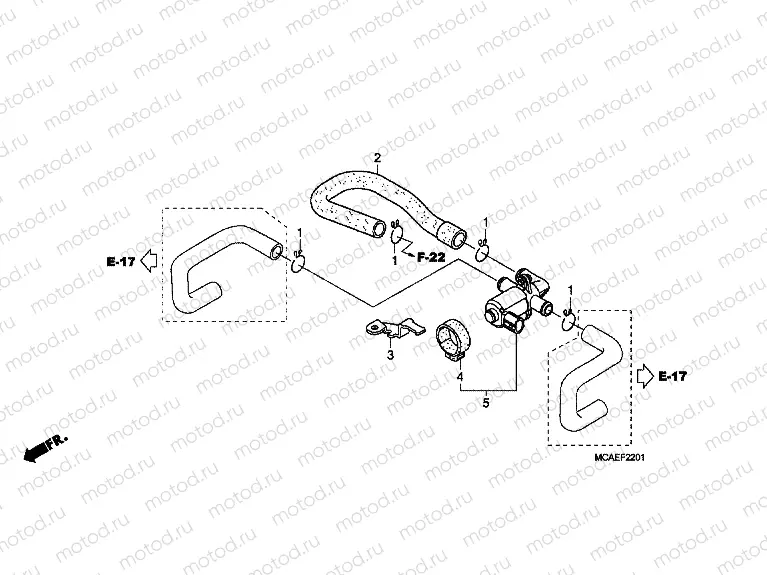 F-22-1 AIR INJECTION VALVE