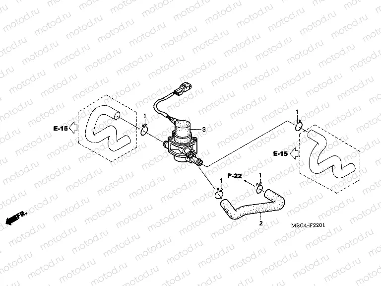 F-22-1 AIR INJECTION VALVE