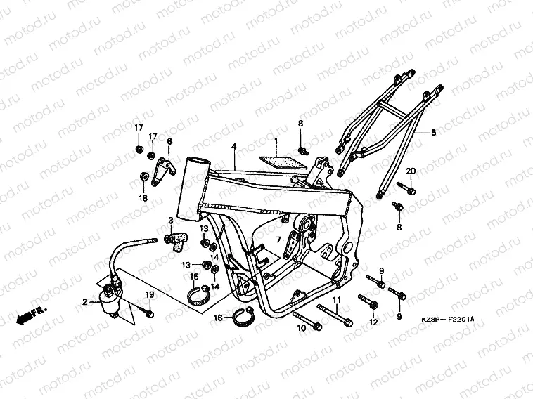 F-22-1 FRAME HOUSING (2)
