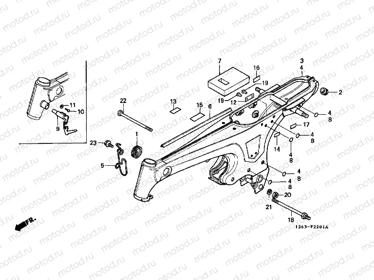 F-22-1 FRAME HOUSING (ST50J / K / L)
