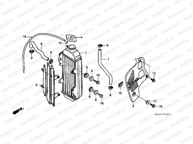 F-22-1 RADIATOR (RJ / RK)