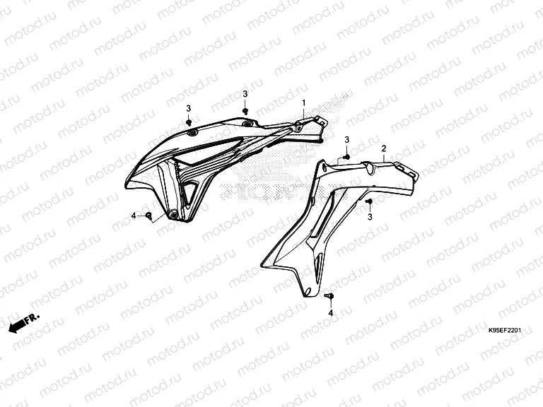 F-22-1 RADIATOR SHROUD