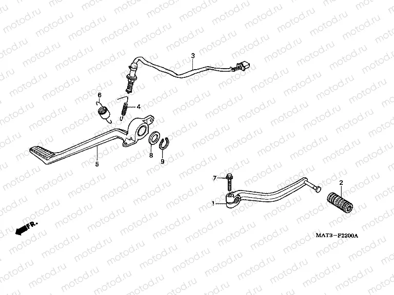 F-22 BRAKE PEDAL / PEDAL REPLACEMENT