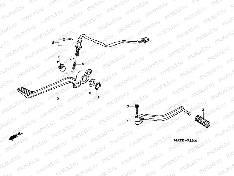 F-22 BRAKE PEDAL / PEDAL REPLACEMENT
