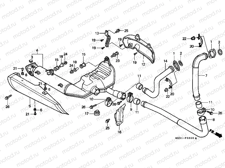 F-22 EXHAUST MUFFLER