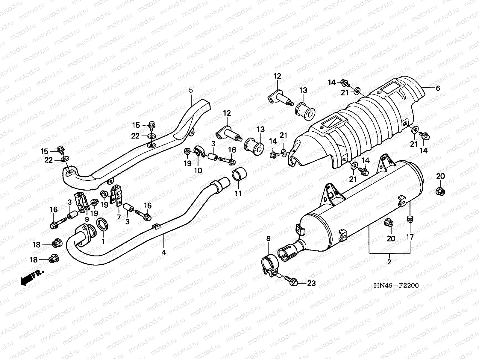 F-22 EXHAUST MUFFLER