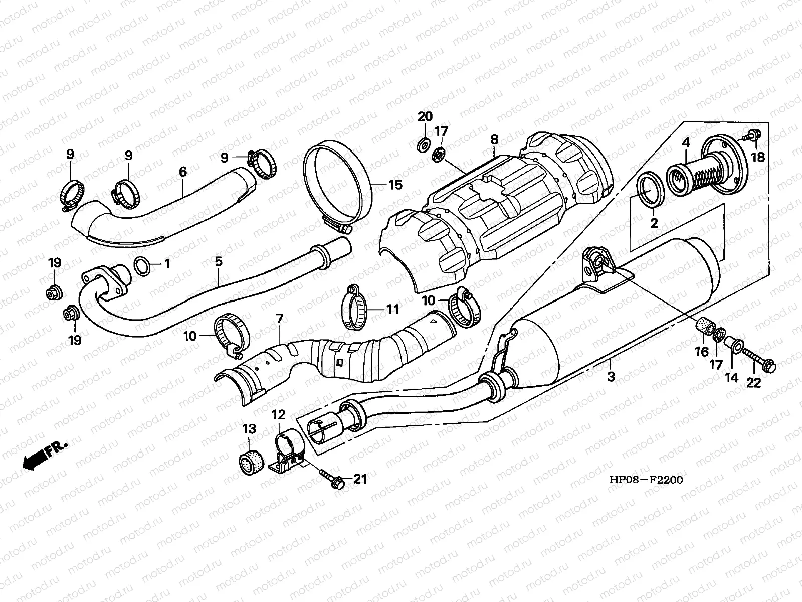 F-22 EXHAUST MUFFLER