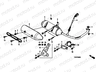 F-22 EXHAUST MUFFLER