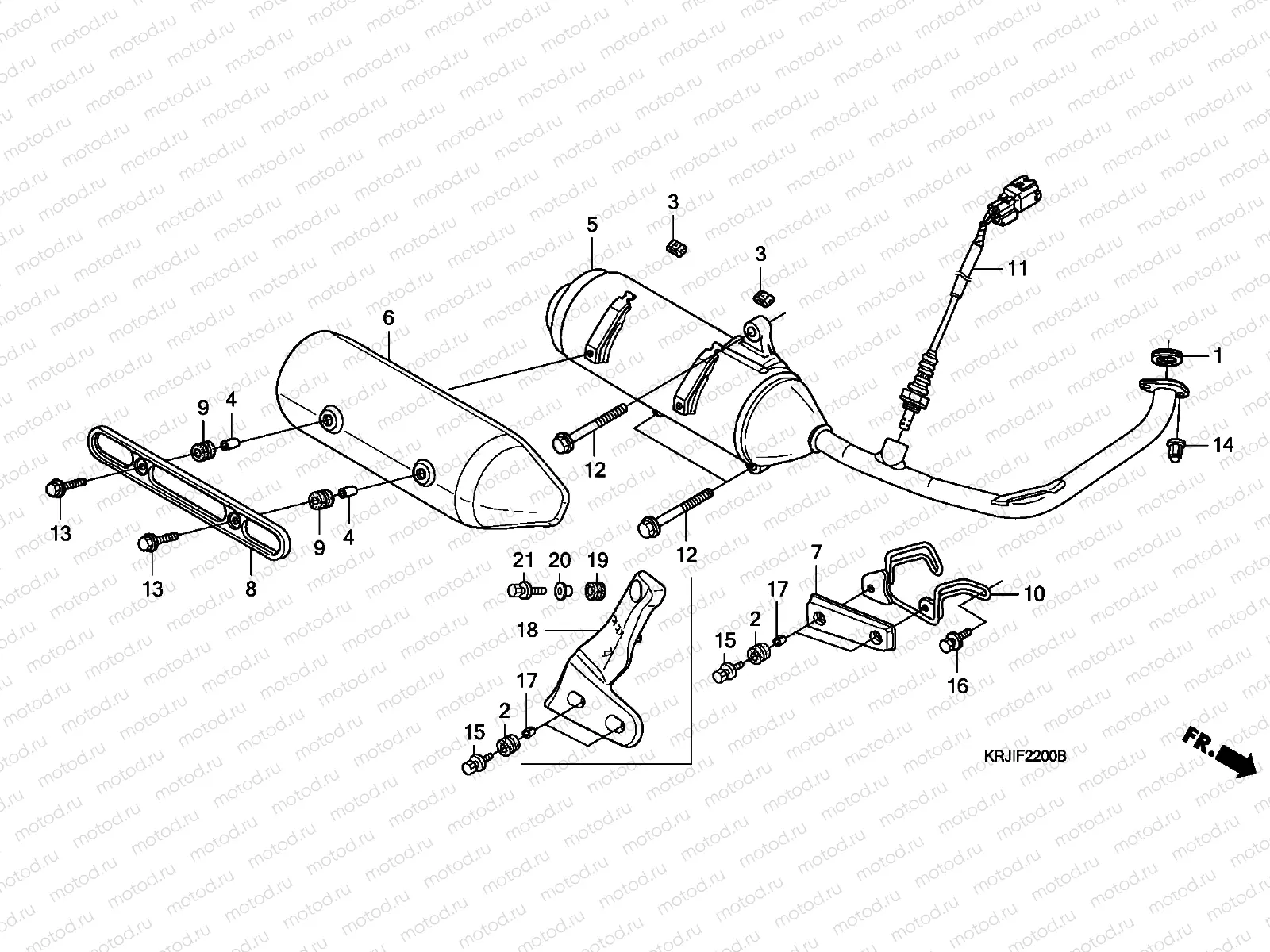 F-22 EXHAUST MUFFLER
