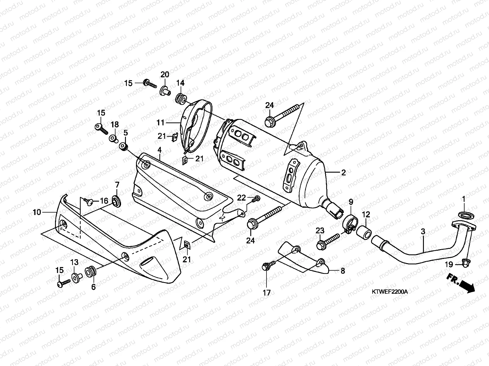 F-22 EXHAUST MUFFLER